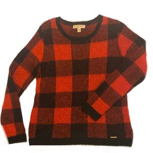 Michael Kors Soft Plaid Sweater